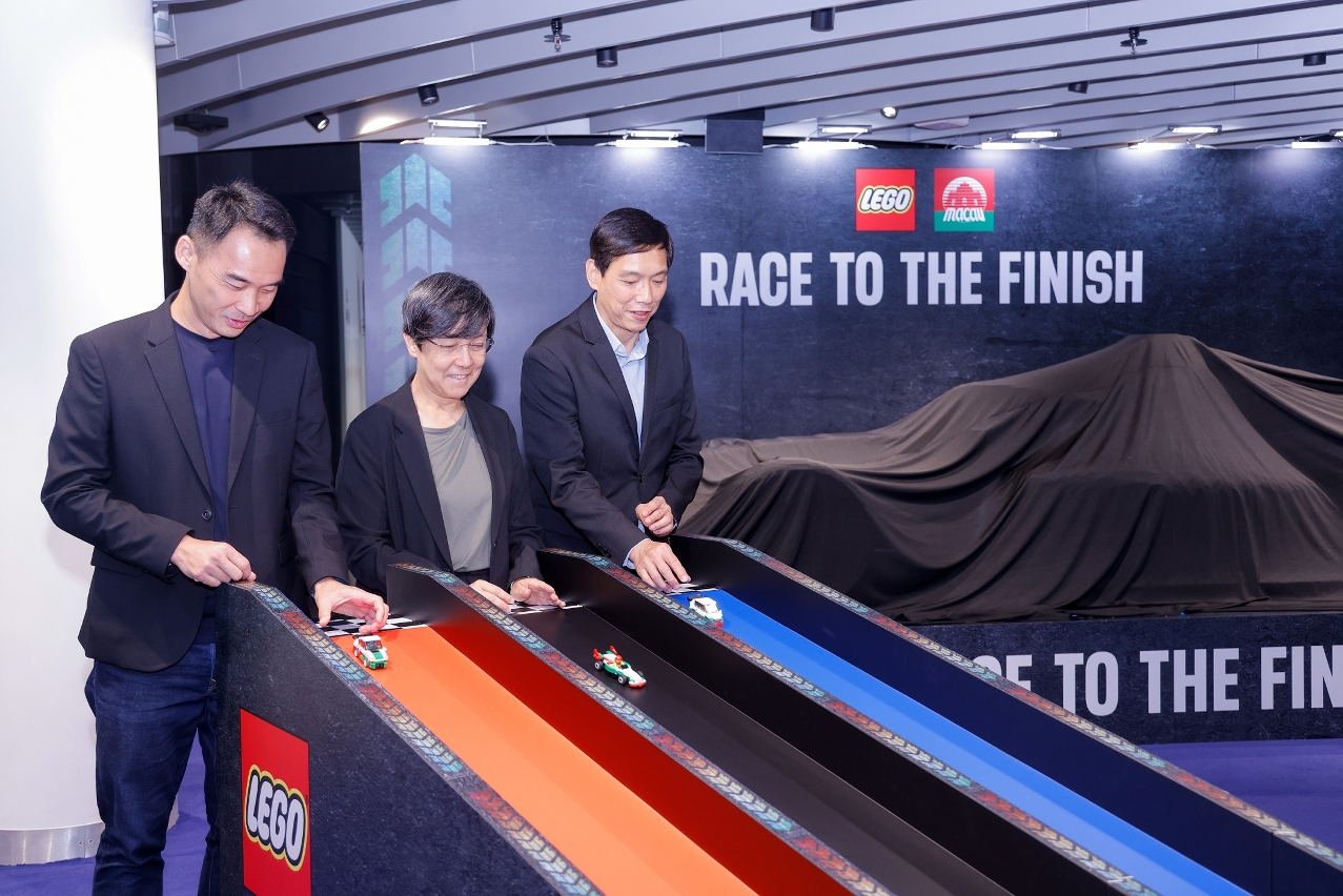 Cerimónia de inauguração da “LEGO® Speed Racing” no Museu do Grande Prémio de Macau