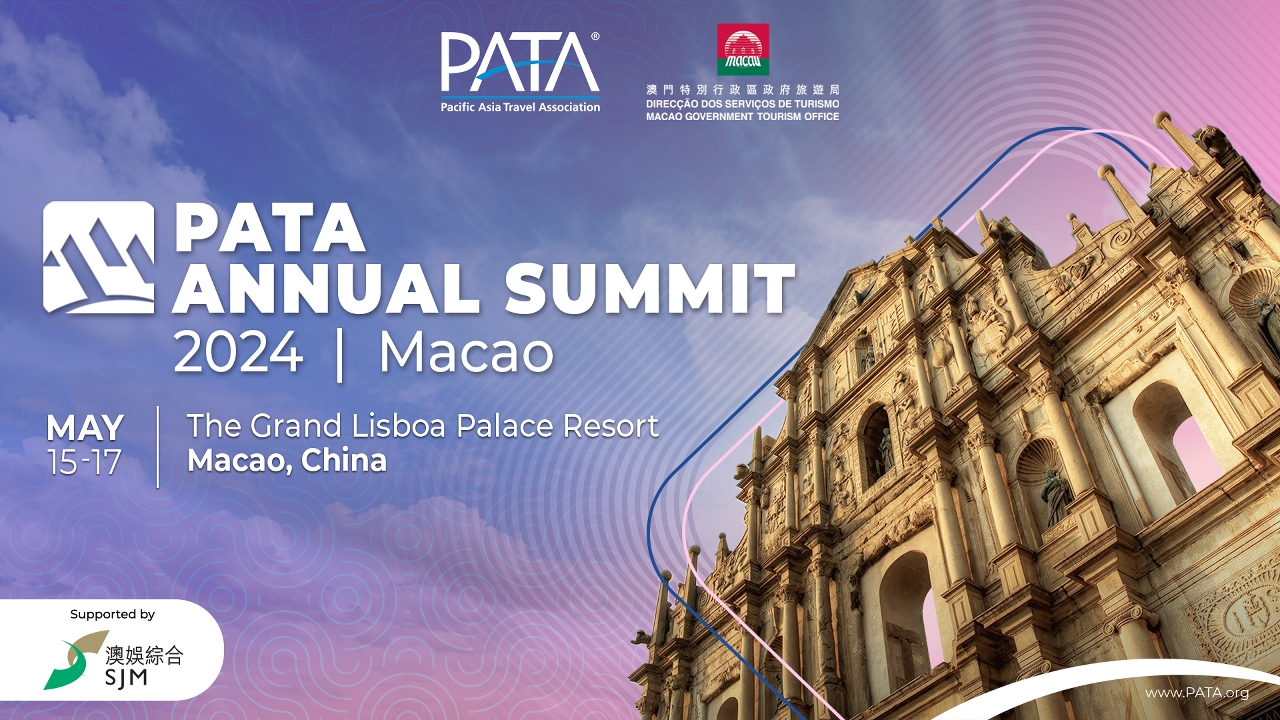 A Cimeira Anual da PATA 2024 terá lugar em Macau de 15 a 17 de Maio