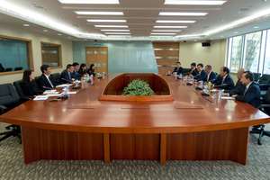 1.	Encontro do Secretário para a Economia e Finanças, Leong Vai Tac com os dirigentes e representantes da Associação de Mediadores de Jogo e Entretenimento de Macau.