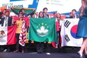 Kou Cheng Man, vencedora da medalha com melhor resultado de Macau