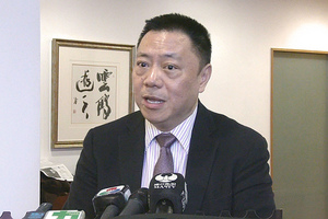经济财政司司长梁维特接受传媒访问