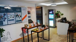 福州联络处内葡语国家食品展示区