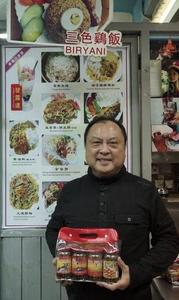 O Presidente do Conselho de Administração da empresa QQ Mei Sek Sai Kei, Sr. Lou Kao Chon, participa na Feira pela sexta vez consecutiva