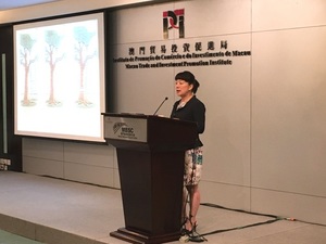 貿促局代主席劉關華於工作坊發言